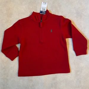 🏇🏇Polo by Ralph Lauren Red Zip Pullover🏇🏇